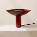 Arundel Up-Light Table Lamp - Oxide Red / White