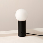 Orb Table Lamp - Black / Frosted