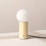 Orb Table Lamp - Bone / White