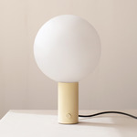Orb Table Lamp - Bone / White