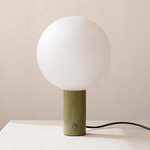 Orb Table Lamp - Reed Green / White