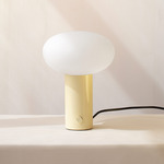 Mushroom Table Lamp - Bone / Frosted