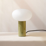 Mushroom Table Lamp - Reed Green / Frosted