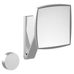 ilook Move 52 Square Cosmetic Mirror - Brushed Nickel
