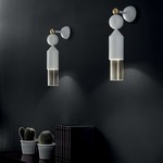 Nappe APP Wall Sconce - Matte White / Matte White