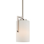 Dart Pendant - Satin Nickel / Satin White