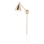 Library Wall Sconce - Brass