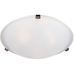 Malaga Ceiling Flush Light - Frosted / Oil Rubbed Bronze