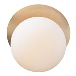 Vesper Wall Sconce - Satin Brass / Satin White