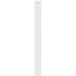 Fan Downrod 0.5 Inch Diameter - Matte White