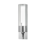 Slope Wall Sconce - Chrome / Clear
