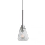 Arctic Mini Pendant - Polished Nickel / Clear