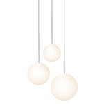 Bola Sphere Option 3 Chandelier - Chrome / Opal