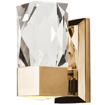 Empire Wall Sconce - French Gold / Crystal