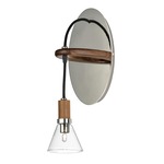 Scan Wall Sconce - Overstock - Walnut