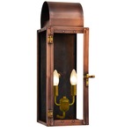 Whitney Outdoor Wall Light - Antique Copper / Clear