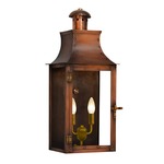 Terra Outdoor Wall Light - Antique Copper / Clear