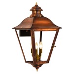 State Street Outdoor Wall Light - Antique Copper / Clear