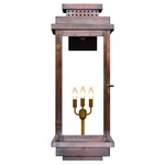 Contempo Outdoor Wall Light - Antique Copper / Clear