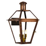 Georgetown Outdoor Wall Light - Antique Copper / Clear