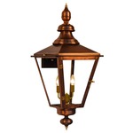 Franklin Street Outdoor Wall Light - Antique Copper / Clear
