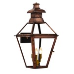 Pebble Hill Outdoor Wall Light - Antique Copper / Clear