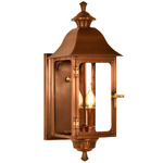 Antler Hill Outdoor Wall Light - Antique Copper / Clear