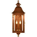 Antler Hill Outdoor Wall Light - Antique Copper / Clear