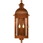 Arcus Outdoor Wall Light - Antique Copper / Clear