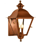 Vestibule Outdoor Wall Light - Antique Copper / Clear