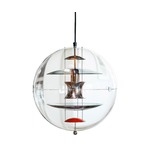 VP Small Globe Pendant - Chrome / Chrome