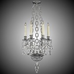 Blairsden 6 Light Chandelier - Silver / Crystal