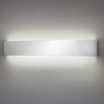 Strata Bathroom Vanity Light - Chrome / Opal