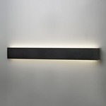 Strata Bathroom Vanity Light - Black Pearl / Opal