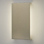 Strata Band Outdoor Wall Sconce - Smokey Brass / Opal