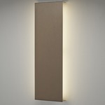 Strata Band Outdoor Wall Sconce - Chestnut / Opal