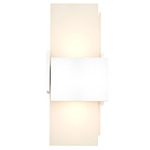 Acuo Outdoor Up and Down Wall Sconce - Textured White / Frosted