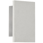 Tersus Outdoor Up and Down Wall Sconce - White Concrete