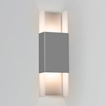 Ansa Outdoor Wall Sconce - Matte Grey