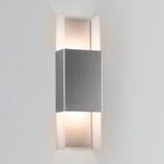Ansa Outdoor Wall Sconce - Marine Grade Brushed Stainless Steel