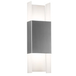 Ansa Outdoor Wall Sconce - Marine Grade Brushed Stainless Steel