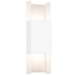 Ansa Outdoor Wall Sconce - Textured White