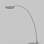 SOL Mega Floor Lamp - Matte Black / Shiny Copper