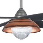 Optional Ceiling Fan Shade - Tarnished Copper