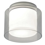Arezzo Ceiling Light Fixture - Polished Chrome / Clear