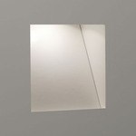 Borgo 90 Square Trimless Recessed Wall / Step Light - Matte White