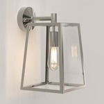 Calvi Outdoor Wall Sconce - Floor Model - Polished Nickel / Clear