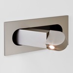 Digit Recessed Reading Wall Sconce - Matte Nickel
