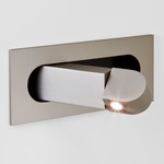 Digit Recessed Reading Wall Sconce - Matte Nickel