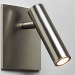 Enna Square Wall Sconce without Switch - Discontinued - Matte Nickel